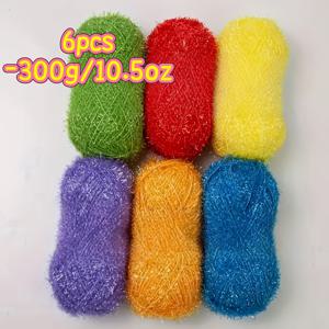 TEMU 8그룹 6그룹 유리섬유 실, 부드러운 폴리에스터 실, 밝은 색상, 크로스 스티치 및 뜨개질, 인형 스웨터, 모자, 가방, 베개, 담요, 코트용 - 모든 종류의 색상, 뜨개질 및 크로셰용 실, 뜨개질용 실, 크로셰용 실, 뜨개질용 실