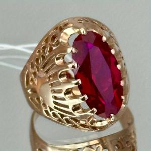 TEMU YOYO 여성용 링 - 대형 레드 큐빅 사인세틱 지르코니아, 오픈워크 밴드, KC 골든 도금 빈티지 주얼리 (일상 & 파티웨어), 데인티 레이어링 반지 (크리스마스/생일/기념일) - 합리적인 럭셔리 (연중무한) 우아한 선물 - 정교한 디자인과 레드 사인세틱 지르코니아 + 골든톤 설정, 캐주얼 & 페스티벌에 완벽함