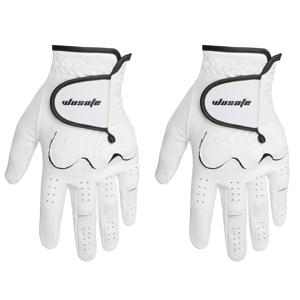 TEMU 투소페 남성용 골프장갑 - 나노컴포트, 통기성 & 수분흡수, 미끄럼방지 그립, 인체공학적 핏과 손목스트랩으로 강화된 스윙컨트롤, 연한 베이지톤의 디자인, 골퍼를 위한 완벽한 선물 (5가지 사이즈, 화이트) - 패키징 포함, 스포츠 장비, 부드러운 소재, 스포츠 애호가 추천|골프화