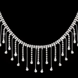 TEMU 럭셔리 반짝이는 라인스톤 태슬 의류 액세서리 - 17.72인치 라인스톤 태슬 장식된 태슬 바느질 및 DIY 액세서리, 공식복, 웨딩드레스, 모자, 장갑, 헤드피스에 적합 - 가방, 보석 및 공예 장식 우아한 볼과 특별한 행사 장식 - 크리스마스 및 휴일 장식, 야외 크리스마스 장식, 다양한 종류의 비즈, 바느질 비즈, 비즈세터