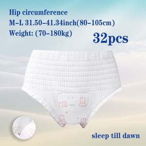 TEMU 32개 대용량 패키지 수면 팬티 - 강력한 생리용 속옷, 누수 방지 및 통기성 팬티라이너, 세척 불필요한 간편 착용, 가정 및 여행용 대량 할인, 야간 사용에 이상적