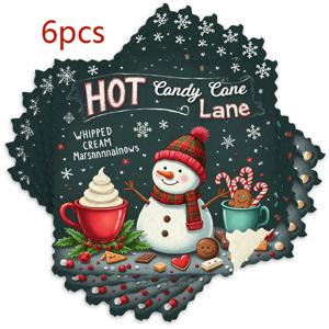 TEMU 3/6pcs 크리스마스 눈꽃; 크리스마스 눈사람과 음식 케이크 재사용 가능한 청소용품, 부드러운 청소용품, 식기용품, 주방 거실 식기용품 청소, 커피숍 카운터 와이핑, 자동차 천, 여행용 작은 수건, 손수건, 크리스마스 식기용품, 주방 청소용품, 주방 액세서리, 주방 수건, 청소용품, 청소용품, 청소 도구, 주방 수건, 창문 청소제|소품샵