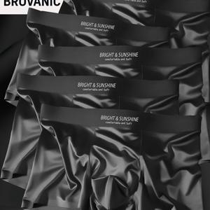 TEMU 5개입 남성용 드로즈 - 부드럽고 신축성 있는 아이스 실키 섬유 원단, 통기성 및 편안함, 단색, 캐주얼 스타일, 데일리룩에 적합, 캐주얼 복장, |단색 드로즈|신축성 있는 드로즈, 드로즈 팬티, 남성 속옷, 드로즈 남성팬, 남성망사팬티, 남성팬티여름, 통기성실크팬티남성, 남성삼각팬티|반바지|남자반바지|남성반바지