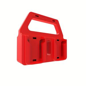 TEMU XSCX 밀워키 M18 리튬이온 배터리 보관 케이스 - 헤비듀티 ABS 플라스틱 방진 공구 상자, 휴대용 스탠드 포함, M18 드릴, 소재질, 그라인더 및 전동 공구 호환 (프로페셔널 )