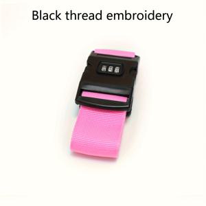 TEMU 맞춤형 장식 여행 가방 잠금 스트랩 - 커스텀 이름/텍스트 & 번호 자물쇠 포함, 고강도 방수 나일론 스트랩, 미끄럼 방지 여행 가방 식별자, 하드/소프트 케이스 호환 (컬러 코드, 도구 불필요/탄성 스트랩) - 여행에 이상적