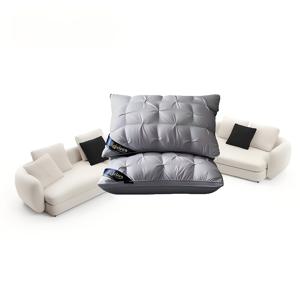 TEMU 1/2개 편안한 빵 베개 목 지지 수면 베개, 성인용, 가정 및 호텔 사용, 선물, 옆, 뒤, 배 자는 사람을 위한 적당한 지지 플러피 베개, 호텔 컬렉션|허리보호대|목베개