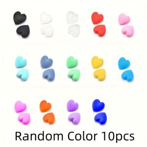 TEMU 10개입 하트 모양 소프트 미끄럼 방지 안경 홀더, 낙하 방지 귀걸이 & 투명 커버 - 패션 & 일상 안경용 튼튼한 안경 보관 정리함, 안경 액세서리, 스타일리시한 안경 액세서리, 내구성 좋은 안경 액세서리, 안경코패드실리콘, 안경수리도구세트, 안경실리콘, 안경드라이버, 안경코받침, 안경다리교