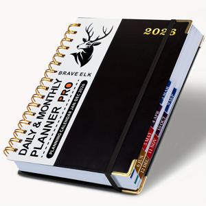 TEMU 2026 듀얼 라인 스파이럴 플래너 - 1년 400페이지 - 효과적인 주간 및 월간 계획 - 학습 및 업무 생산성을 향상 - 노트북 - 시간 관리 - 개인 계획