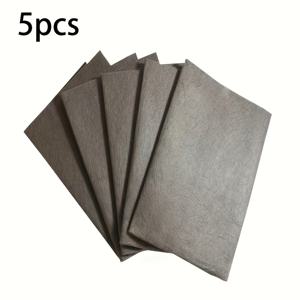 TEMU 내구성 강한 마법의 창문 & 유리 청소 천 5개 세트 - 유리, 창문, 거울, 샤워실 문용 - 긁힘 없는 스트릭 프리 유리 닦이, 내구성 나일론 마이크로파이버 (잔여물 없음) - 상업용 & 가정용