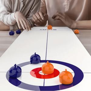 TEMU 모임필수품 테이블 미니 아이스 컬링 보드게임