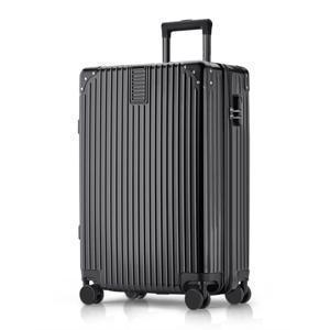 TEMU 20인치 기내용 대형 하드 여행용 감성 하드 캐리어 [3년AS ]（20인치 블랙）편안하고 편리하며 가볍고 내구성이 좋습니다.