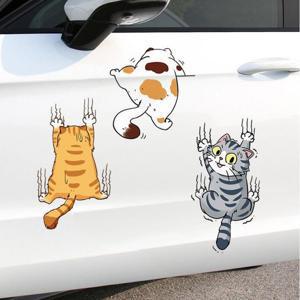 TEMU 느낌상점 고양이 캐릭터 차 꾸미기 데코 스티커 인테리어