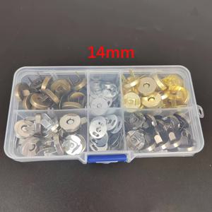 TEMU 1개 팩 자석 스냅 패스너 세트, 무봉제 금속 버튼 키트, 14mm/18mm, DIY 지갑 및 가방 제작용, 블랙, 골드, 실버, 브론즈 색상 제공, 크리스마스 및 할로윈 선물에 이상적