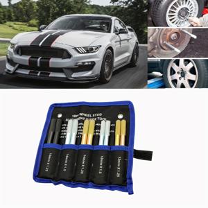 TEMU 휠 스터드 정렬 핀 세트 8개 자동차 휠 정렬 핀 강철 합금 고정 정렬 도구 M14x1.5/1.25 M12x1.5/1.25 자동차 타이어 교체 도구