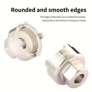 TEMU TOOPRE 자전거 싱글 스피드 플라이휠 분해 도구 16T 17T 18T BMX 데드 플라잉 자전거 설치 슬리브 자전거 유지보수 싱글 스피드 플라이휠 제거 도구, 수리 도구, 내구성 있는 디자인, 전문가용, 견고한 구조, 튼튼한 소재, 자전거 수리 키트, 정비사, 사이클리스트