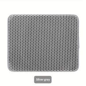 TEMU EVA 고양이 분뇨 매트, 대형, 이중층 꿀벌 디자인, 프탈레이트 없음, 방수, 쉽게 청소, 흩어짐 제어, Class E1, 분뇨 트레이 상자용 동물 폐기물 포착 러그