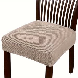 TEMU 탄성 자카드 식탁 의자 커버, 탈부착 세탁 가능한 의자 쿠션 소파 커버, 식탁 의자 보호 커버 2/4/6, 홈 데코 액세서리,소파 커버,신축성 있는 원단,클래식 디자인,벨벳 질감,내구성 있는 소재,미끄럼 방지 커버,쿠션 케이스,가구 보호 커버,반려동물 주인|소파패드