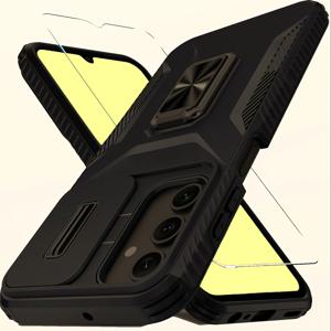 TEMU 삼성 S25 울트라 케이스, 갤럭시 A35 5G용 스크린 보호기 포함 카메라 렌즈 커버, 회전 링 안정형 킥스탠드, 내구성 강화 충격 방지 S23 FE/A15/A16 폰 커버, 킥스탠드 케이스, 세련된 휴대폰 보호 커버, 슬림한 디자인, 스마트폰 소유자 및 액세서리 애호가를 위한 튼튼한 보호 케이스