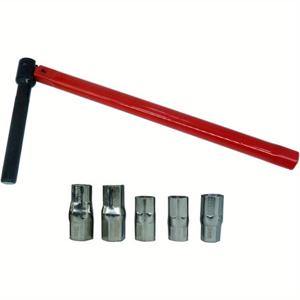 TEMU 빨간색 파이프 렌치 세트 (8-13mm) 5개 - 수도꼭지 및 싱크대 유지 관리용 - 전기 불필요|싱크대수전