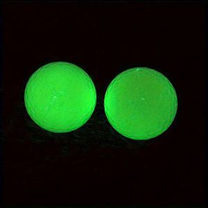 TEMU 2-팩 발광 골프공: 야간 훈련을 위한 자동 형광 공 - 골프 훈련을 위해 특별히 설계됨