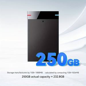 TEMU 소용량 외장 하드 드라이브, 160G/250G/500G 모바일 하드 드라이브, USB3.0 고속 읽기/쓰기, 휴대용 외장 스토리지 하드 드라이브, 기계식 하드 드라이브, 노트북, 휴대폰 및 컴퓨터 지원