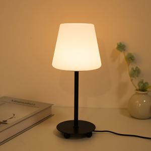 TEMU 1개의 모던 크리에이티브 크림 테이블 램프, USB 전원, 안정적인 받침대, 스위치 제어, 조절 가능한 색온도, 부드러운 빛, 눈 친화적인, 거실, 침실, 서재, 야간 조명, 친구 선물에 이상적 - 플라스틱, 코드 포함, 업라이트 조명 방식, 배터리 없음, 광원 포함