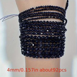 TEMU 2/3/4mm 천연 사파이어 컷팅 비즈, 다양한 모양의 팔찌와 귀걸이 제작용 액세서리