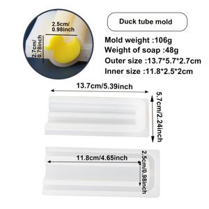 TEMU 미니 실리콘 비누 몰드 DIY 수제 공예 고양이 새 오리 토끼 날개 튜브 모양 공예 비누 캔들 레진 다용도 몰드