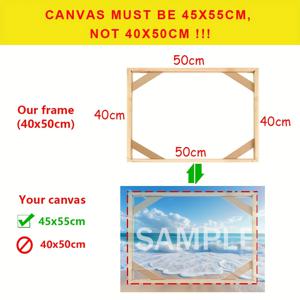 TEMU 1세트 DIY 나무 캔버스 스트레처 프레임 4개 나무 스트립 바 키트, 갤러리 랩 유화 장착용 스트레처 스트립, 유화 벽 장식 (캔버스보다 5cm 작은 프레임)