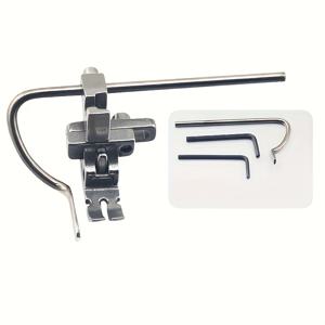 TEMU 1pc F88 범용 조절 가능한 압력 발 - 다기능, 왼쪽/오른쪽 측면 접힘 만들기 및 산업용 평직 스티치 기계 위치 지정, 은색 회색, 수제기 액세서리 | 조절 가능한 압력 발 | 내구성 있는 수제기 발, 수제기 발