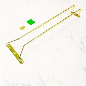 TEMU 스테인리스 스틸 35cm 미국식 거꾸로 된 와인 글라스 스탠드 - 주방 및 식당용 우아한 곡선 디자인, 여러 잔을 위한 공간 절약형 걸이 랙, 와인 랙