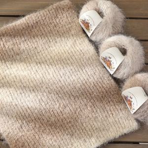 TEMU 3개 세트의 수제 자연스러운 케이크 스타일의 고급 양모, 스웨터, 스카프, 모자 재료를 위한 수제 직조 DIY 니트, 무게 2.65oz