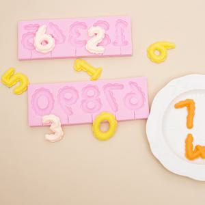 TEMU 두 개의 0-9 롤리팝 숫자 실리콘 폼, 설탕 공예 초콜릿 장식 폼, DIY 초콜릿 캔디 말토스 소우 타트 녹인 초콜릿 구무 패스트 레진 공예 석고 향기 있는 촛불