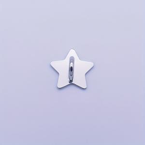 TEMU 12개 별 모양 휴대폰 참 후크 접착식 메탈 핑거 그립 훅 셀룰러 폰 링 홀더 스탠드 DIY 액세서리용(실버/블랙/골든/로즈 골든)