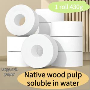 TEMU 상업용 7.87인치 대형 롤 화장지, 430g 두꺼운 내구성 목재 펄프, 유연한 흡수력 비발포 화장지, 호텔, 기숙사, 사무실 및 가정용 적합, 6개입/1개 팩, 할로윈 파티와 크리스마스 필수품, 고품질 화장지, 화장지/롤 대량|화장지