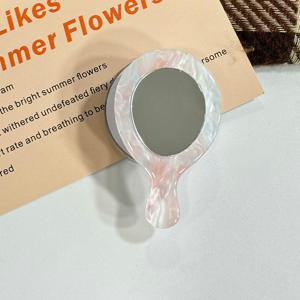 TEMU 애플 울트라 쌉고 접이식 폰 케이스에 적합한 미러 자석 스탠드, 여성용 자석 링 메이크업 미러