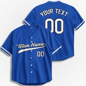 TEMU 개인화 가능한 남성 야구 유니폼 - 