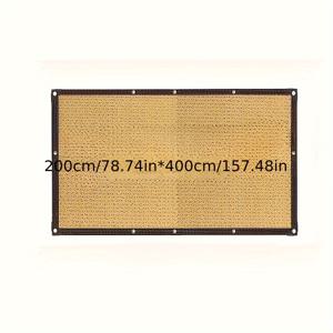 TEMU 1개 수영장 그늘막 자외선 차단망 - 전문가용 방수 및 UV 차단 소재, 빛 필터링, 간편한 설치/제거, 내구성 좋은 고밀도 폴리에틸렌 메시 (수영장 옆, 뒤뜰용) - 수영장에 적합