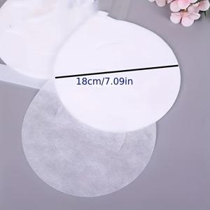 TEMU 요리용으로 사용되는 백색 PP 오일 흡수 시트 100개 - 음식 및 국물에서 오일을 제거하는 데 필수적인 주방 도구, 주방 가스레인 및 오븐 사용에 적합, 식품 안전 및 청소가 용이, 국물 오일 제거기|간단한 청소| 내구성 있는 주방 시트