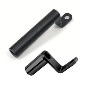 TEMU 1pc 정상 + 1pc 연장 세트 모터사이클 액세서리 알루미늄 합금 후면 거울 변환 브래킷 연장 핸들바 모바일 폰 홀더 연장 브래킷 라이딩 장비