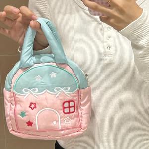 TEMU 여성용 귀여운 핑크 카메라 디자인 핸드백 - 튼튼한 폴리에스터, 지퍼 잠금, 손세탁 가능 - 여행 및 사진 촬영에 적합, 카메라 가방