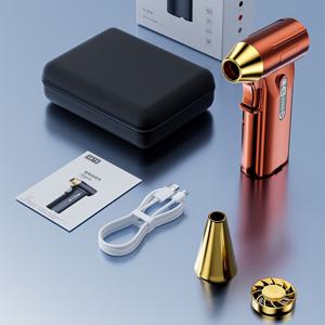 TEMU 압축공기 먼지 제거기, 전기 공기 먼지 제거기, 초강력 터빈 드라이 제트 팬 공기 송풍기, 3단계 조절 가능 고속 브러시리스 모터 공기 송풍기, PC/키보드/차량 먼지 청소용|차량용선풍기