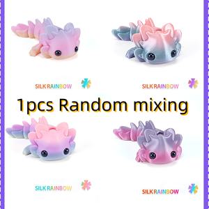 TEMU 3D 프린팅 귀여운 도롱뇽, 고품질 정교한 관절 움직임, 홈 데스크, 침대 옆 테이블, 책장 장식; 수족관 조경 프로토타입 제작, 창의적 영감, 재활 훈련 보조 교구, 테마 오션파크 전시 컬렉션, 휴일 선물