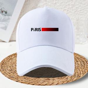 TEMU 파리 프린트 트럭커 캡 - 화이트 파이핑 & 레드 악센트, 대담한 프랑스어 레터링, 남녀공용 캐주얼 아웃도어 스포츠 여행 모자, 크리스마스 새해 졸업 선물 (블랙 with 화이트 & 레드 디자인) - 스트리트웨어 & 일상용 패셔너블 베이스볼 캡, 손세탁 가능, 휴일 & 캐주얼 외출에 완벽, 트렌디한 파리 테마 액세서리