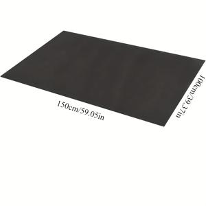 TEMU 1개 대형 블랙 600D 옥스포드 원단 PVC 코팅 다용도 미끄럼방지 매트 - 소프트 PVC 트렁크 라이너, 차량, 애완동물 친화적 자동차 매트, 주방, 서랍, 가정용 | 쉽게 자를 수 있는 사이즈, 내구성 바닥 보호대, DIY 자동차 트렁크 매트