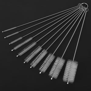 TEMU 10개 스테인리스 핸들 부드러운 솔 흡착 브러시 - 유리, 실리콘, 금속 파이프, 찻주전자, 컵, 병용 다목적 청소 도구 - 내구성 플라스틱 솔, 전원 불필요, 주방, 욕실, 차량 및 야외 사용 가능, 컴팩트 디자인, 고품질 멀티퍼포즈 클리너, 강력한 구조, 비전기식 청소 브러시, 주방 필수품