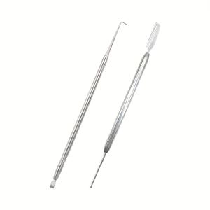 TEMU 2팩 그라프팅 아이러스트 익스텐션 스테인레스 스틸 헤어 스트레이트닝 어시스턴트 듀얼-엔드 디자인 데탕글링 언더 아이브로우 루트 스피럴 패턴 컬링 업 레이시스 뷰티 퍼스널 아이 케어 세트