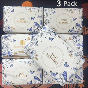 TEMU 1260장 총 3팩, 4층, 두꺼운 인쇄된 천, 천연 원목 펄프로 제작된 식당용 수건, 주방, 욕실에 적합, 흡수력, 내구성, 가정, 여행, 학교, 사무실에 이상적