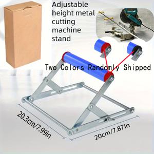 TEMU 1개 헤비듀티 조절 가능한 커팅 머신 스탠드 (바퀴 포함) - 접이식 작업대 리프트, 높이 조절 가능 테이블 소우 랙, 견고한 금속 구조, 수동 작동 - 워크숍, 차고, 전문 및 DIY 프로젝트용 - 테이블 소우, 원형 소우, 그라인더 호환, 공간 절약 디자인, 컴팩트 보관 솔루션, 튼튼한 빌드 품질, 휴대용 소우 지지대, 홈 개선