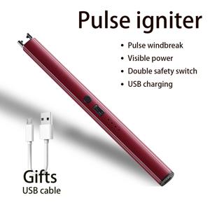 TEMU AXOTEN USB 충전식 전자 라이터 - 방풍 및 모기 퇴치 기능 (살충제 없음) 휴대용 점화, 원버튼 조작, USB-C/라이트닝 커넥터 지원, 아이폰/아이패드 및 스마트폰 호환